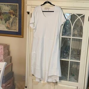 Soft Surroundings Cream Ribbed Top